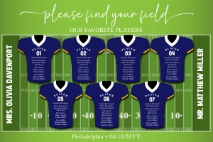 Football Seating chart design preview