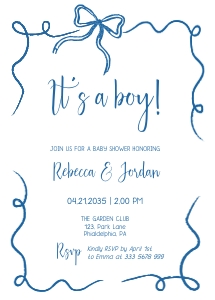 Baby Shower whimsical doodle aa045 design preview