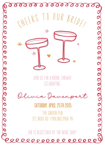 Whimsical bridal shower AA052 design preview