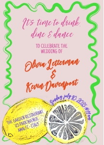 quirky lemons italian wedding AA056 design preview