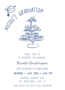 Whimsical graduation party aa059 design preview