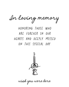 In loving memory AA048 design preview