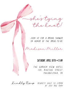 Bow coquette bridal shower AA053 design preview