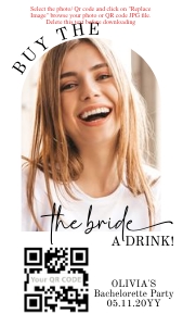 Buy The Bride a Drink Minimalist modern design preview