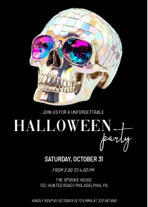 Disco Halloween AA084 design preview