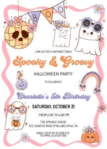 Wavy Groovt Hippy Halloween AA090 design preview