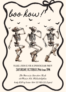 hand drawn skeletons cowboy halloween aa085c design preview