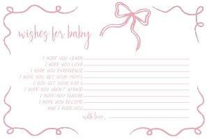 wishes for baby shower card AA045: wishes for baby shower card AA045