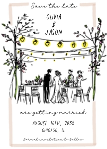 wedding arch save the date aa0103 design preview