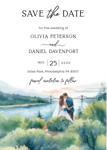 River houdson save the date aa109 design preview