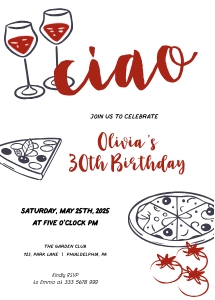 CIAO AA114 Birthday Party: CIAO AA114 Birthday Party Pizza