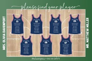 basketball seating chart design preview