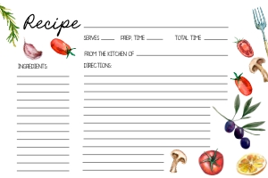AA086 Recipe for the Bride That's Amore design preview