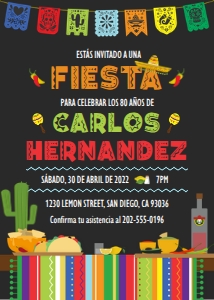 Fiesta Cumpleaños design preview