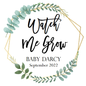 Watch Me Grow Tags design preview