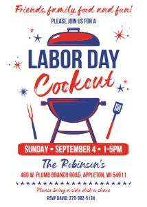 Labor Day Cookout design preview