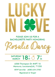 Lucky in Love Bachelorette design preview