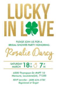 Lucky in Love Bridal 4x6": Lucky in Love Bridal