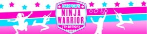 Ninja Warrior Girl Water Label: NINJA WARRIOR GIRL EDITABLE PACKAGE