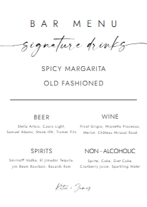 W4 BAR8-BAR MENU design preview
