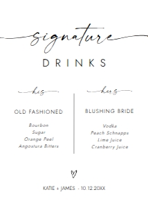 W4 BAR9-SIGN DRINKS design preview