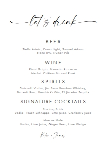 W4 BAR13-LETS DRINK design preview