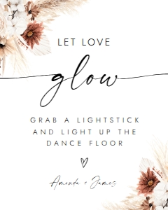 BOHO1-LETLOVEGLOW design preview
