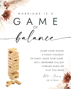 BOHO1-JENGASIMPLE5-MARRIAGE design preview