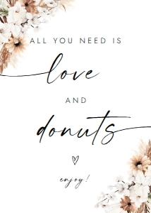 BOHO2-LOVEANDDONUTS design preview