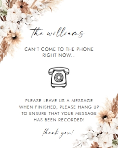 BOHO2-TELEPHONEGUESTBOOK design preview
