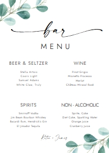EU-BAR6-BAR MENU design preview
