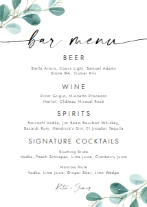 EU-BAR12-BAR MENU design preview