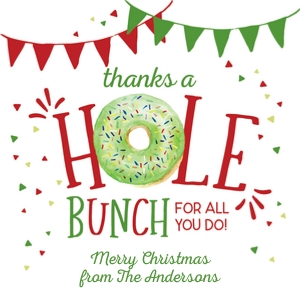 christmas donut bunting 25sq design preview