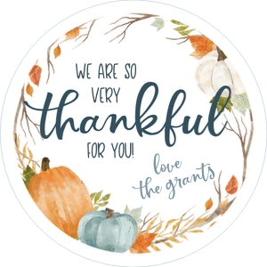 thankful pumpkin wreath round design preview
