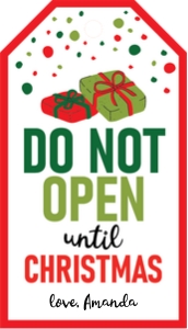 do not open christmas 235 design preview