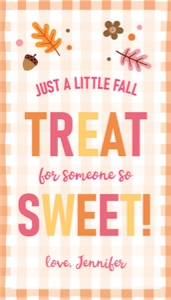 tag set - fall little treat gingham 235 design preview