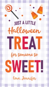 tag set - halloween little treat gingham 235 design preview