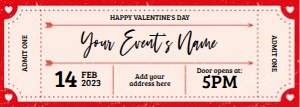 Val's Event Ticket: Valentine Event Ticket