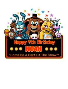 FNAF01-Caketopper design preview