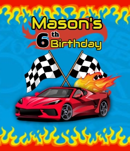 RaceCar01-PopTop: Race Car Birthday Party Bundle Digital Download