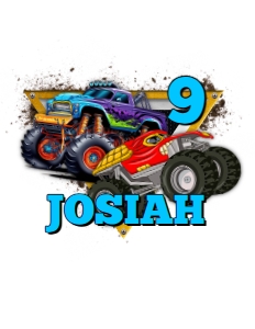 MonsterJam01-CakeTopper design preview
