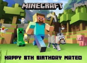 Minecraft02-CakeImageSquare: Minecraft02-CakeImageSquare