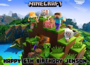 Minecraft01-CakeImageSquare: Minecraft01-CakeImageSquare