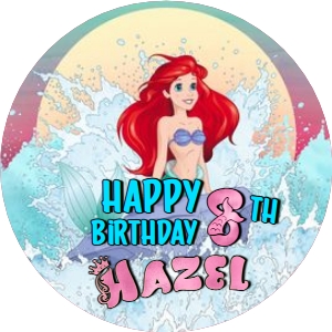 Mermaid05-CakeImageRound design preview