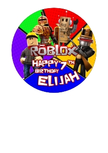 Roblox01-CakeImageRound design preview