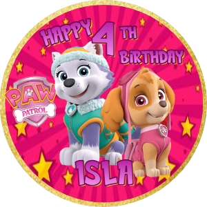 PawPatrol03-CakeImageRound design preview