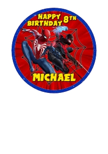 Spiderman01-CakeImageRound design preview