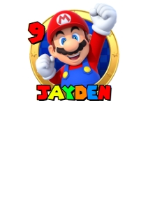 SuperMario02-CakeTopper design preview