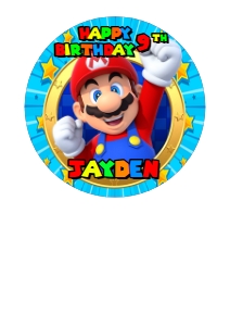 SuperMario02-CakeImageRound design preview
