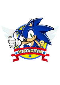 Sonic02-CakeTopper: Sonic02-CakeTopper